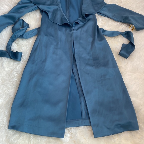 Bar III Women's Drape Front Duster Jacket. M - Picture 5 of 12